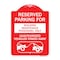 Signmission Reserved Parking for Building Maintenance Personnel Only Unauthorized Vehicles Towed, RW-1824-23129 A-DES-RW-1824-23129 - alternate 1